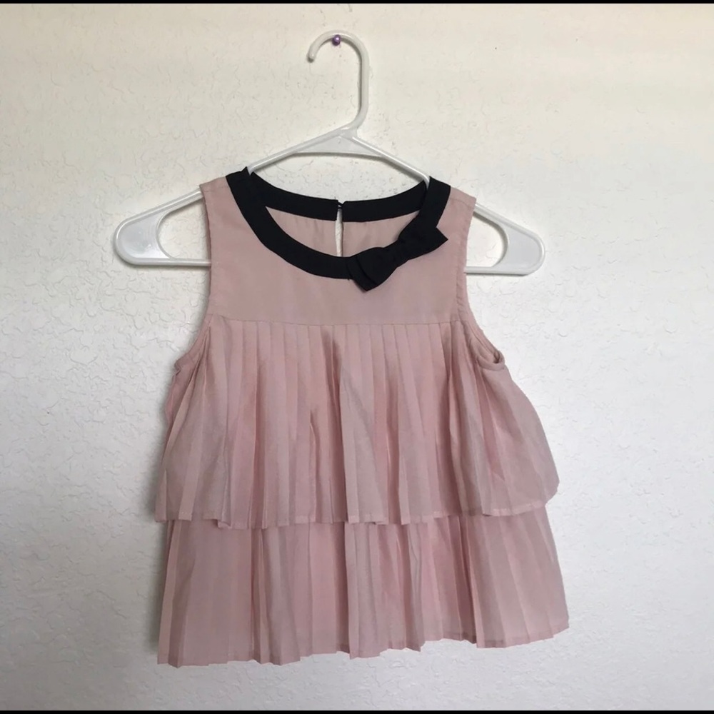 Pink Ruffled Kids Blouse